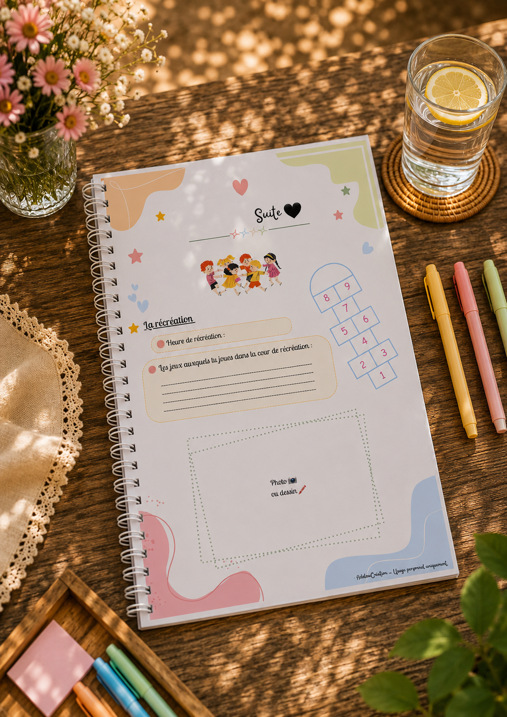 Suivi de mon année à l'école maternelle – Petite Section